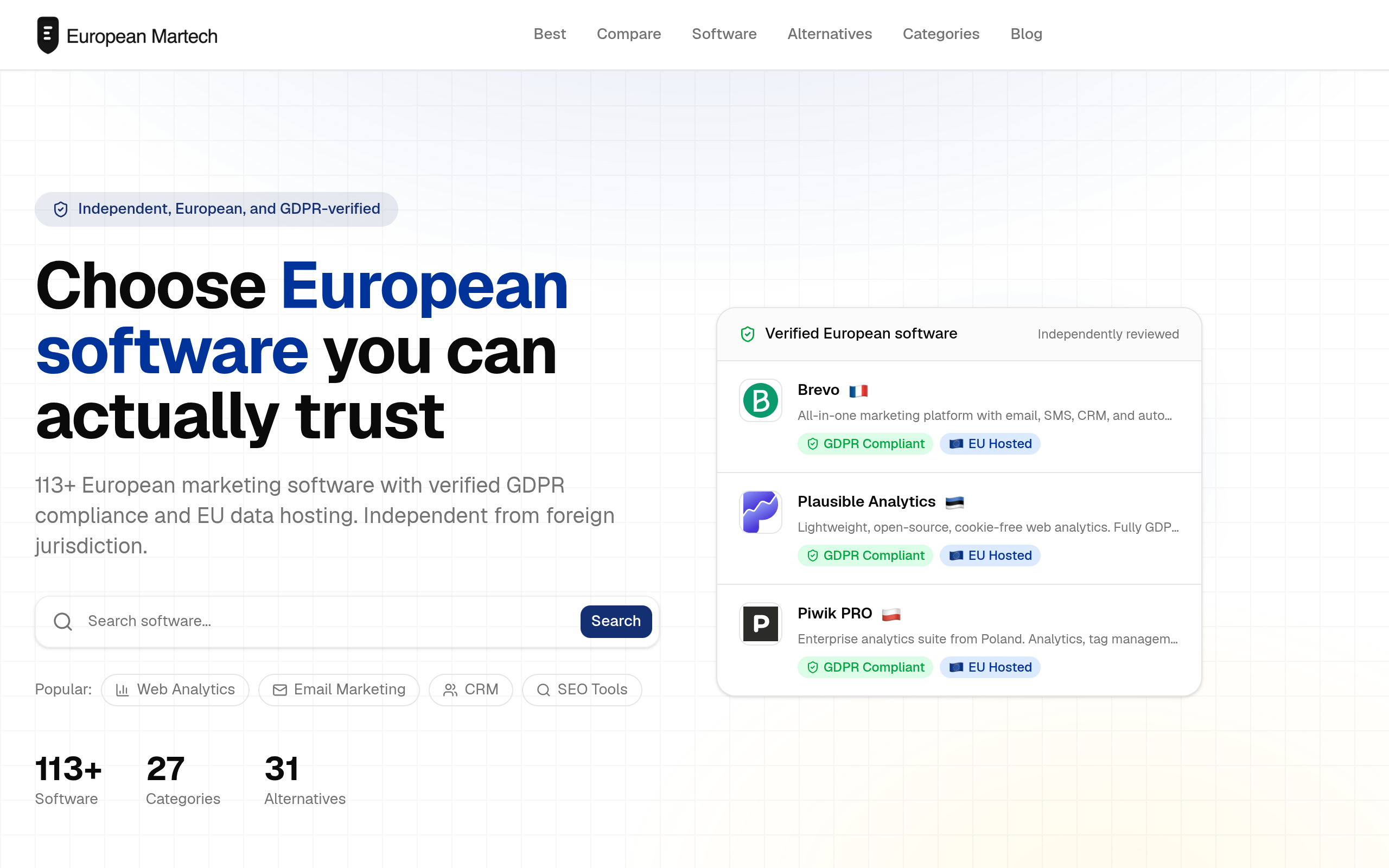 europeanmartech.eu screenshot