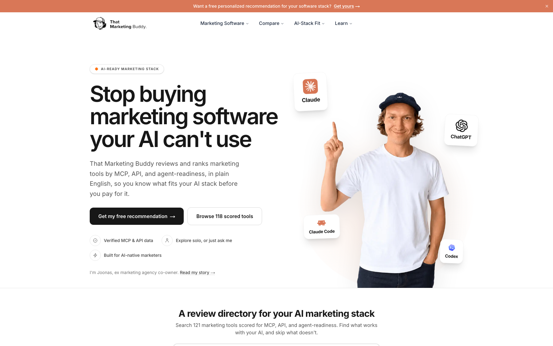 thatmarketingbuddy.com screenshot
