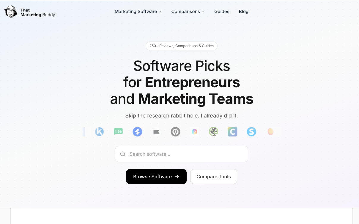 thatmarketingbuddy.com screenshot